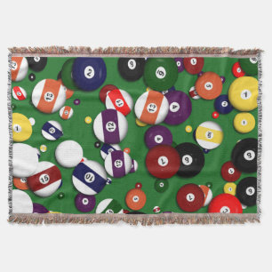 Throw Blanket - Billiards