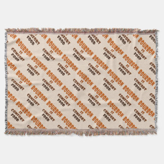 THROW BLANKET - BOURBON is Comfort Food
