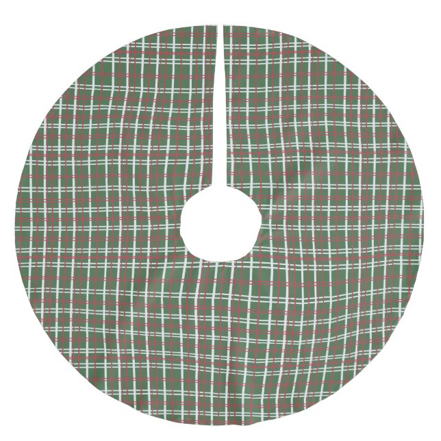 Throw Blanket Brushed Polyester Tree Skirt (Front)