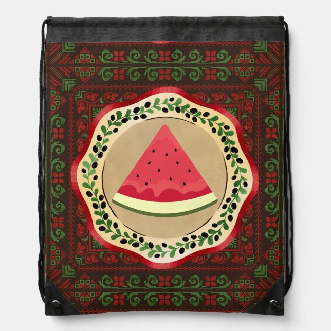 Throw Blanket Drawstring Bag (Front)