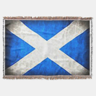 Throw Blanket. Flag of Scotland. Throw Blanket