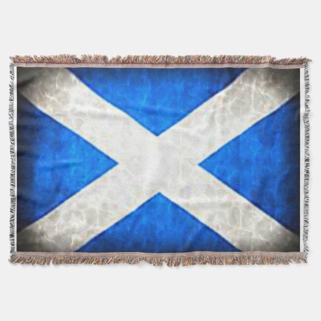 Throw Blanket. Flag of Scotland. Throw Blanket (Front)
