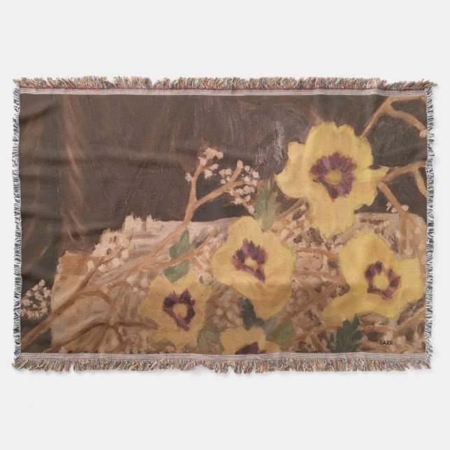 Throw Blanket Flowers (Front)