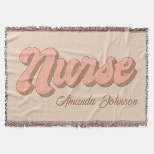 Throw Blanket For Nurse Personalized