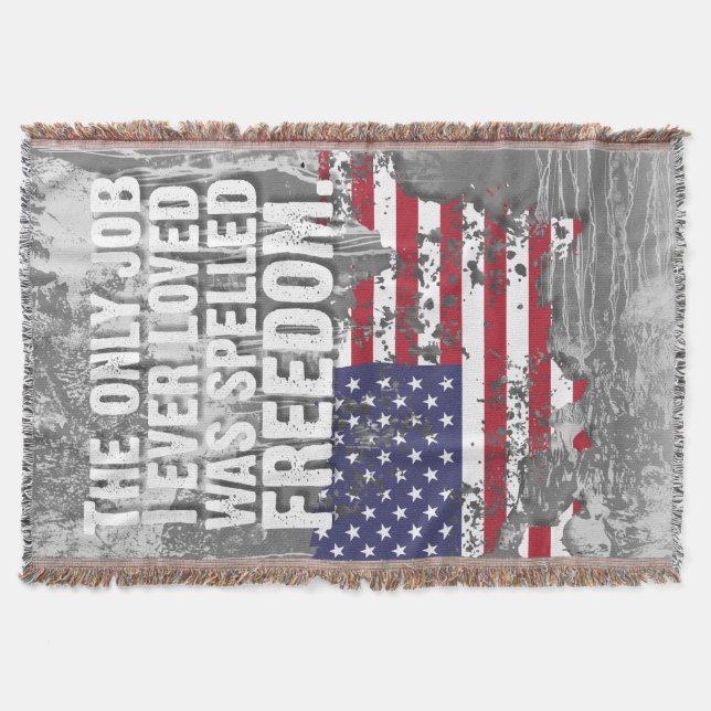Throw Blanket – Freedom Job (Front)