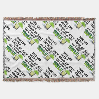 THROW BLANKET - LIFE, LIME, SALT, TEQUILA!