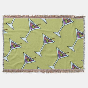 THROW BLANKET - MARTINI DESIGN