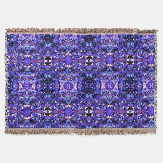 Throw Blanket Purple Amethyst (Front)