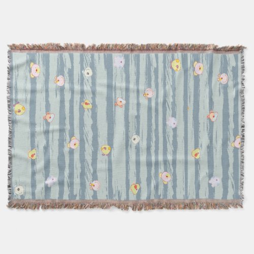 Throw Blanket – Whimsy Faces