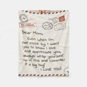 Throw Blankets Anniversary Birthday Gift for Mom