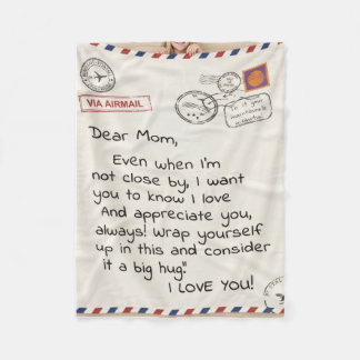 Throw Blankets Anniversary Birthday Gift for Mom