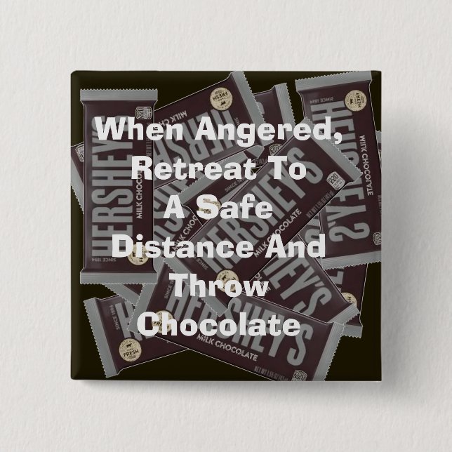 Throw Chocolate Button (Front)