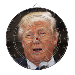 Throw darts at Donald Trump Dartboard