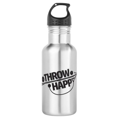 Throw Happy Track and Field Thrower Gift Water Bottle