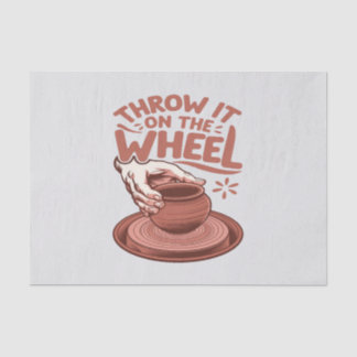 Throw It on the Wheel Pottery Art Clay Craft Tissue Paper
