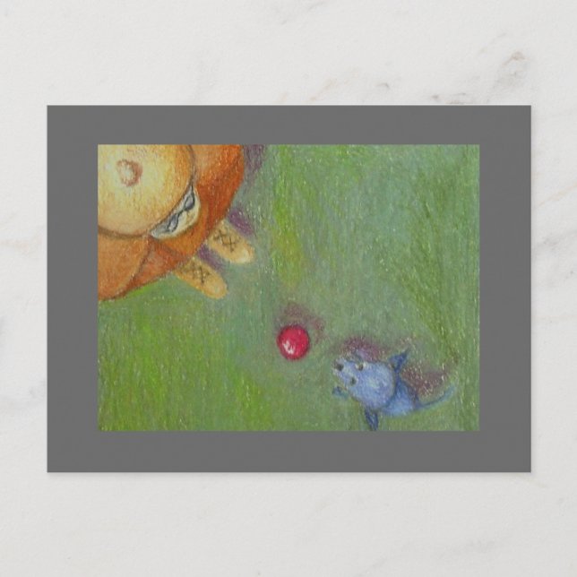 Throw it postcard (Front)