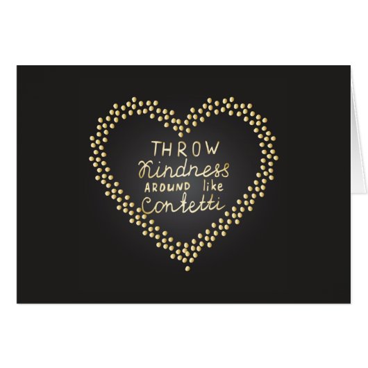 Throw Kindness Around Like Confetti Cards (Front Horizontal)