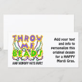 Throw Me Beads and nobody gets hurt (Front/Back)