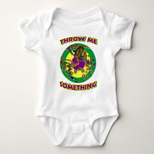 Throw Me Beads Target Baby Bodysuit