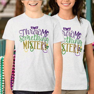 "Throw Me Something, Mister" Mardi Gras Youth Tri-Blend Shirt
