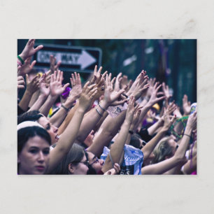 Throw me Something Mister Postcard