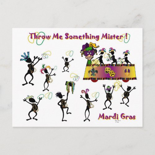 Throw me something Mister Postcard