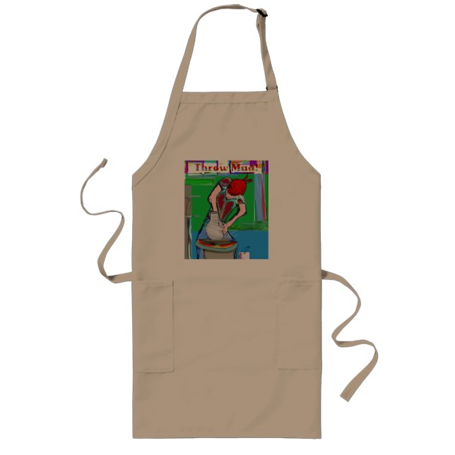 Throw Mud Long Apron (Front)