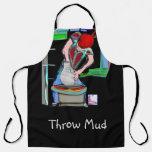Throw Mud Pottery Apron at Zazzle