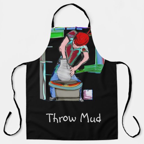 Throw Mud Pottery Apron