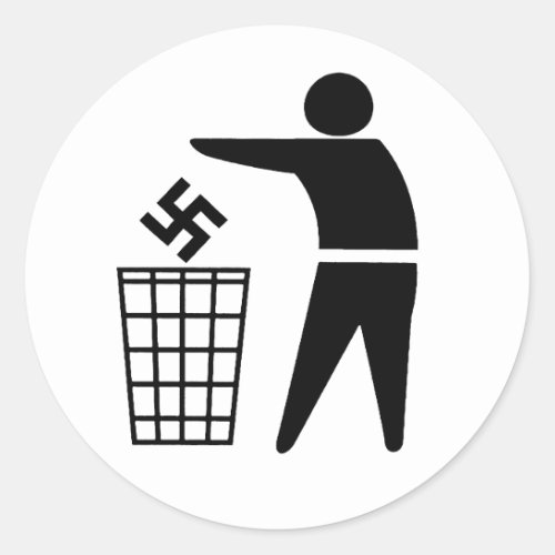 Throw out Fascists  Classic Round Sticker