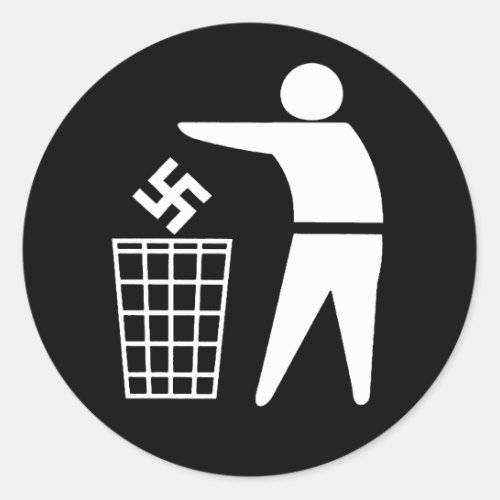 Throw out Fascists Classic Round Sticker