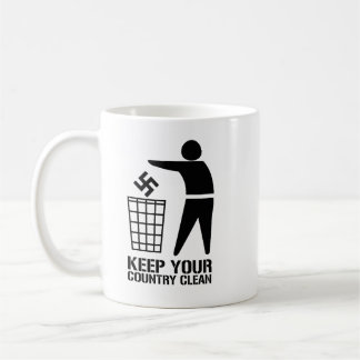 Throw out Fascists Keep Your Country Clean Coffee Mug