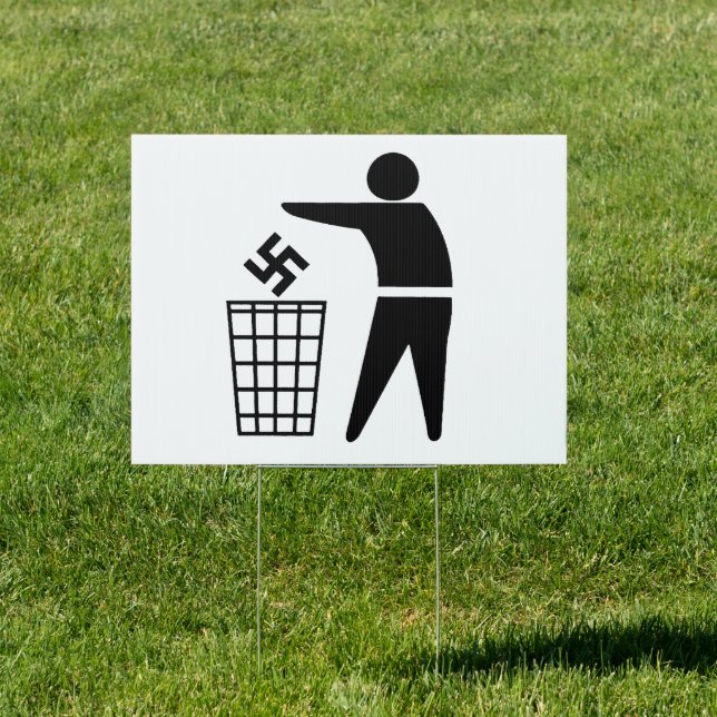 Throw out Fascists  Sign (Insitu)