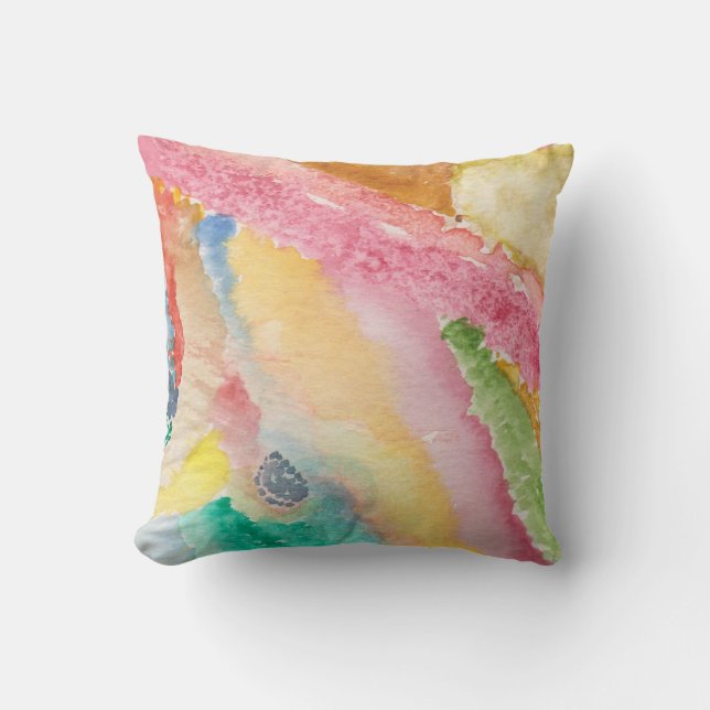 Throw Pillow 16x16 with abstract design (Front)