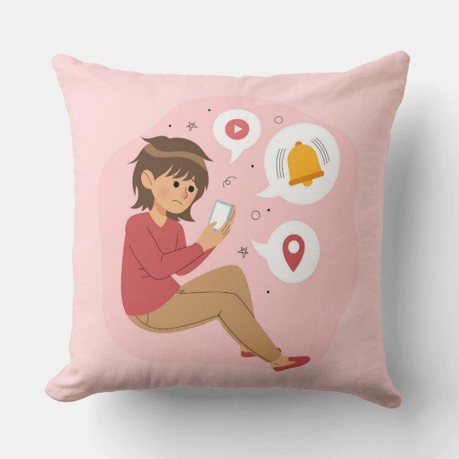 Throw Pillow 20" x 20" (Front)