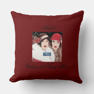 Throw Pillow 2 Burg(Winter Red 2)RFPMDesigns©️2024