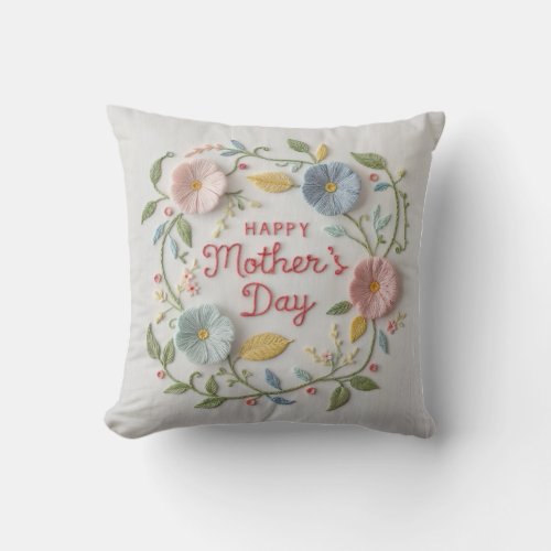 Throw Pillow A Mothers Day Gift of Comfort and Throw Pillow