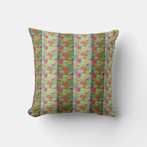 Throw Pillow Accent Pretty Motif Colors