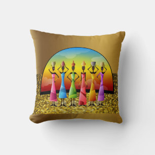 throw pillow African
