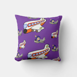 Throw Pillow Airplane