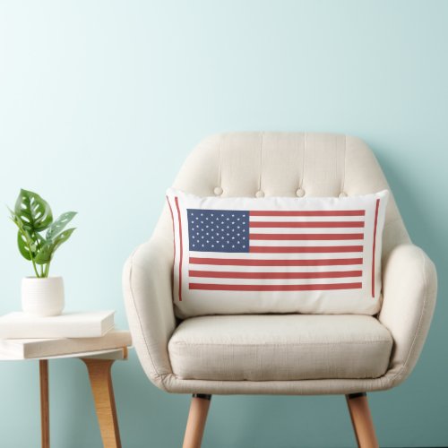 Throw Pillow American Flag 
