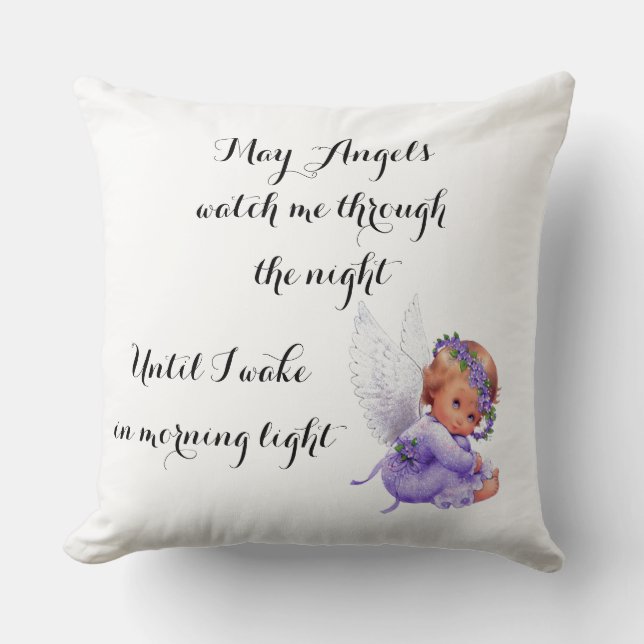 Throw Pillow/Angel Pillow (Front)