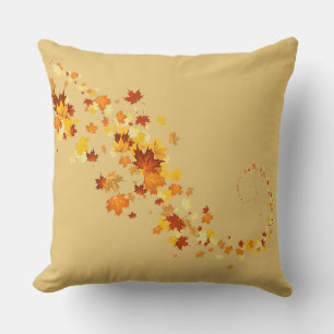 Throw Pillow-Autumn Leaves Pillow