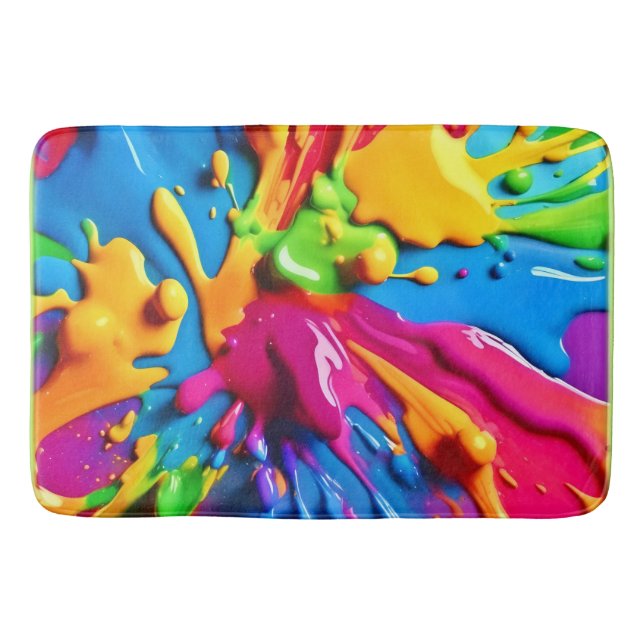 Throw Pillow Bath Mat (Front)