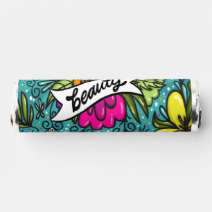 Throw Pillow Beauty with Flowers Breath Savers® Mints