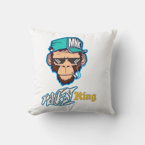 Throw Pillow Best Monkey design pillow