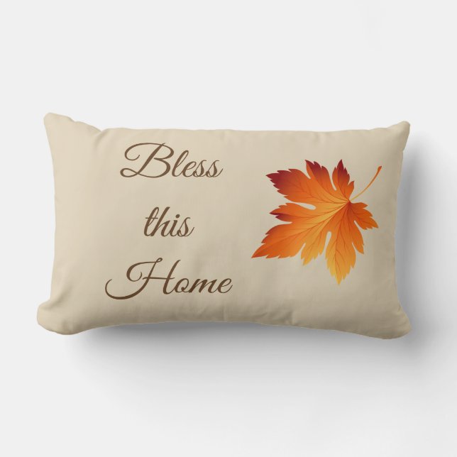 Throw Pillow-Bless This Home Throw Pillow (Front)