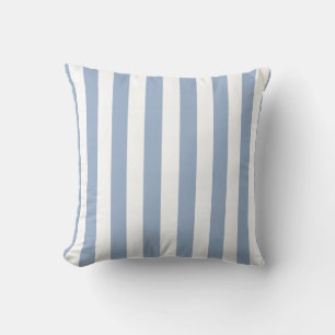 Throw Pillow Blue & White Stripe