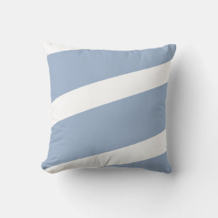 Throw Pillow Blue & White Stripe