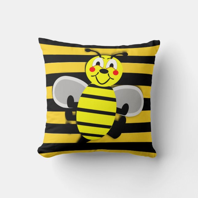 Throw Pillow Bumblebee (Front)